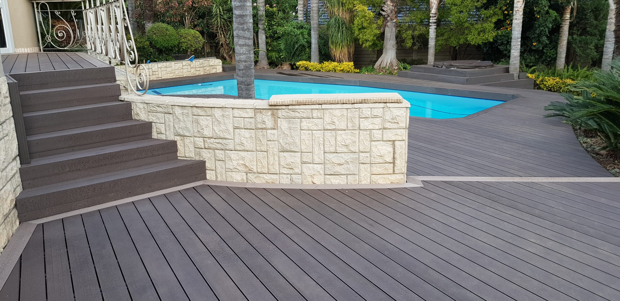 Composite decking installation by Ecotech Group
